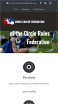 Mobile Screenshot of circlerulesfederation.com
